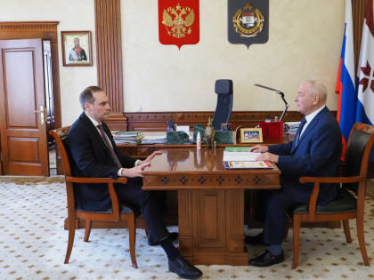 Глава Мордовии встретился с председателем Республиканской организации ветеранов войны и труда Иваном Цыганком