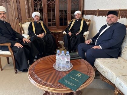 Встреча с главой ДУМ Российской Федерации Равилем Гайнутдином