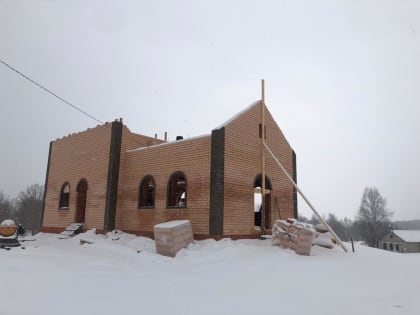 Архипастырь посетил строительную площадку нового храма в честь Иверской иконы Божией Матери п.Октябрьский Ардатовского района