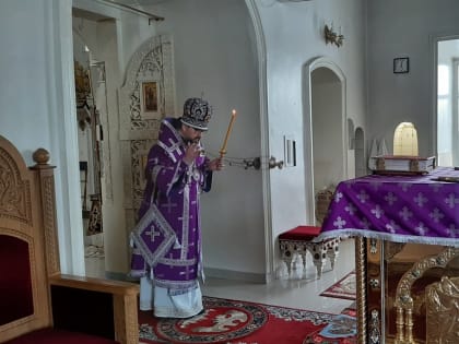 Всенощное бдение в Никольском кафедральном соборе г.Ардатова накануне Недели 2-й Великого поста