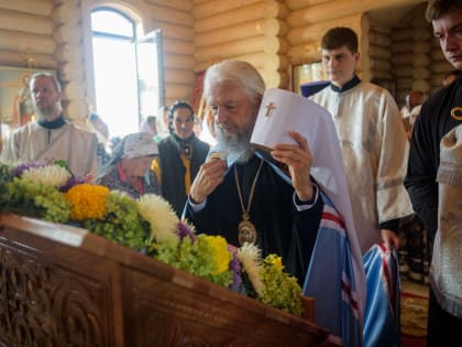Состоялись Великое освящение и первая Божественная Литургия в воссозданной Свято-Преображенской Спиридоновой мужской пустыни