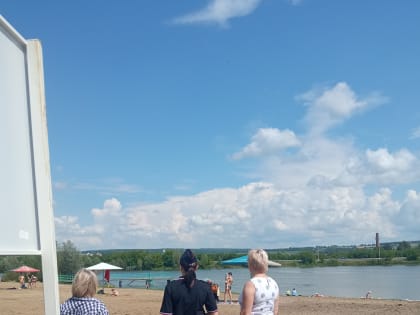 В Октябрьском районе городского округа Саранск провели рейд по безопасности на водоемах