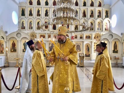 Положение честной ризы Пресвятой Богородицы во Влахерне в Никольском кафедральном соборе г.Ардатова