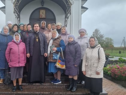 Паломники с.Большое Болдино Нижегородской области посетили святыни Большеигнатовского района