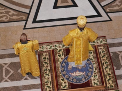 Архипастырь совершил Божественную литургию в Андреевском кафедральном соборе п.Атяшево