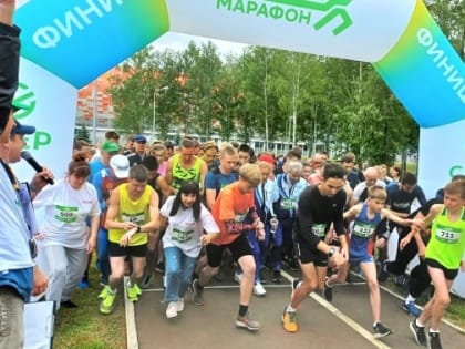 Спортсмены из Саранска приняли участие в Зеленом марафоне