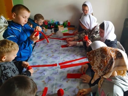 В воскресной школе Михаило-Архангельского храма Второго Ковылкинского благочиния готовятся к Великому празднику – Пасхе