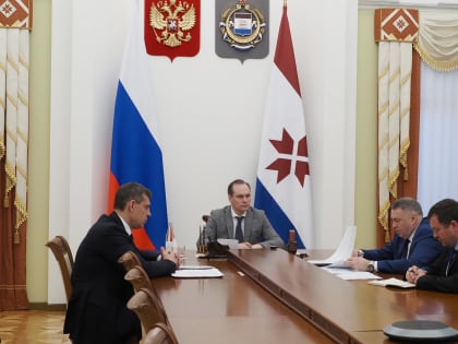 Мэр Саранска Игорь Асабин доложил Главе республики о ходе работ по благоустройству и ремонту дорог