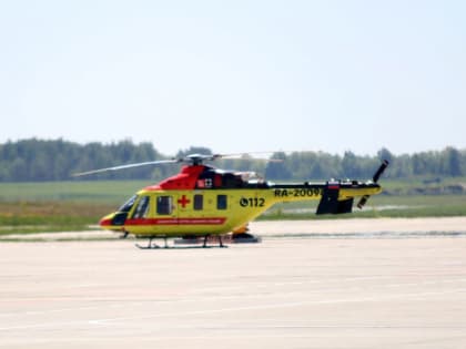 Медицинский вертолёт спас пациента из Краснослободского района Мордовии
