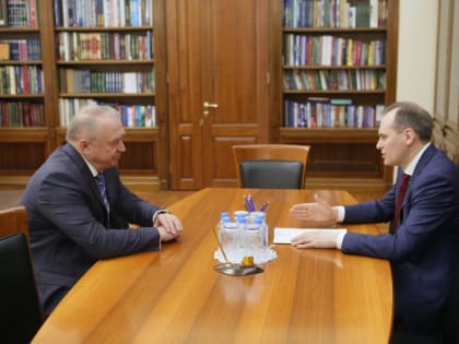 Артем Здунов встретился с президентом Торгово-промышленной палаты России Сергеем Катыриным