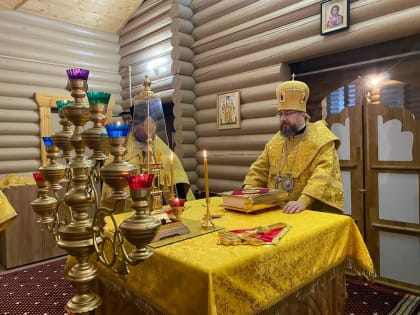 Всенощное бдение в храме Новомучеников и Исповедников Российских г.Ардатова