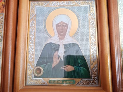 Верующие празднуют память святой Матроны Московской