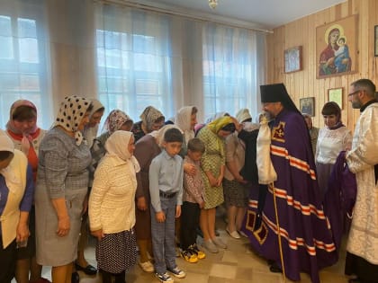 Неделя 7-я по Пасхе, попразднство Вознесения в Никольском приходе с.Апраксино Чамзинского района