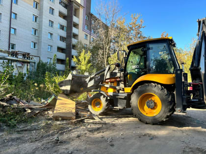Уборка территории в Саранске