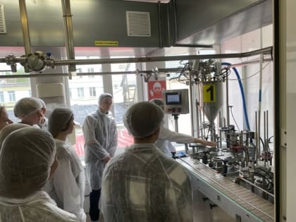 Ученики 24 школы Саранска в рамках профориентации посетили Муниципальное предприятие городского округа Саранск «Детская пищевая станция»