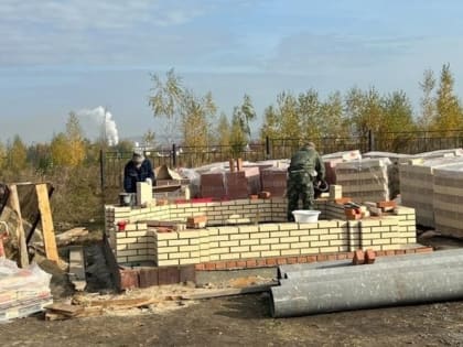 В Ромоданове продолжается строительство часовни в честь Серафима Саровского 