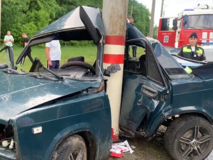 В Саранске водитель «семерки» врезался в опору ЛЭП и погиб