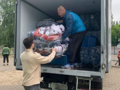 Мордовия отправила гуманитарный груз для эвакуированных жителей Белгородской области