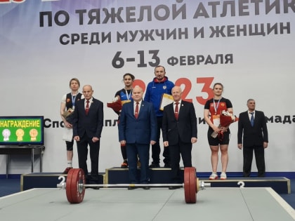Тяжелоатлетка из Мордовии - призер Кубка России