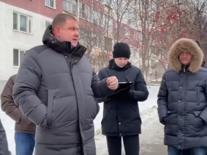 Владимир Быков провел очередной обход территорий по проспекту 70 лет Октября и улице Т. Бибиной в Саранске