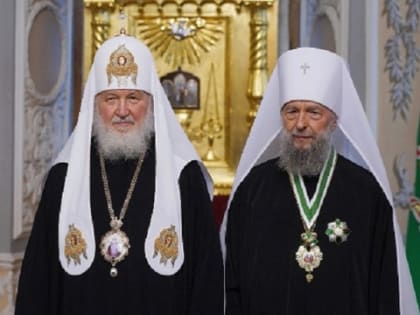 Митрополит Саранский и Мордовий Зиновий награжден орденом преподобного Серафима Саровского (II степени)