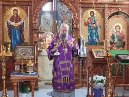 Митрополит Саранский и Мордовский совершил Литургию в день памяти святого преподобного Зиновия (в схиме - Серафима), митрополита Тетрицкарийского