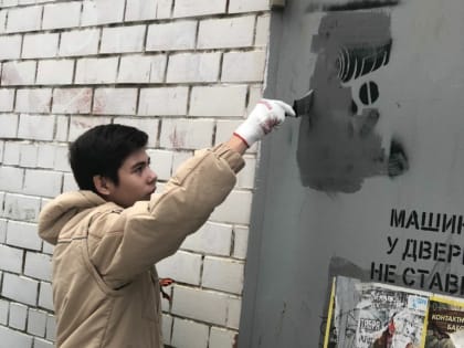 Борьба с незаконной рекламой организована в Октябрьском районе Саранска