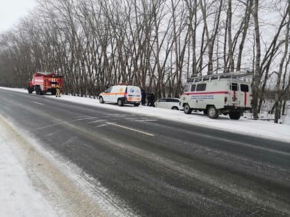 На трассе в Мордовии пострадали двое