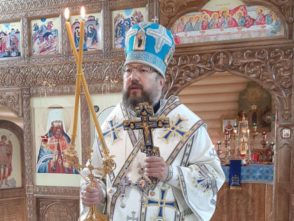 Божественная литургия в храме Новомучеников и Исповедников Российских г.Ардатова