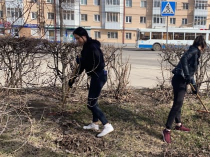 Сотрудники Администрации Ленинского района приняли активное участие в акции «Чистый город»