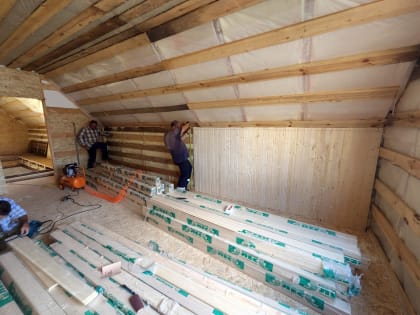 На приходе в честь иконы Божией Матери «Неупиваемая Чаша» проходит благоустройство территории и отделка помещения Воскресной школы