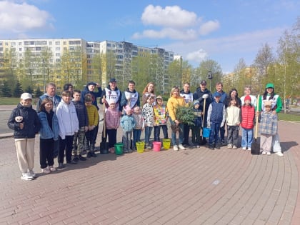 На центральной площади Пролетарского района состоялась экологическая акция