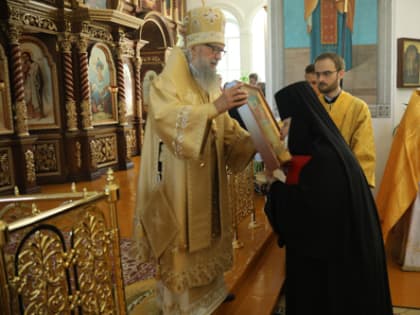 Митрополит Зиновий совершил Божественную литургию в Параскево-Вознесенском Пайгармском монастыре