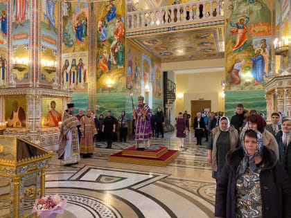 Суббота 1-й седмицы Великого поста в Андреевском кафедральном соборе п.Атяшево