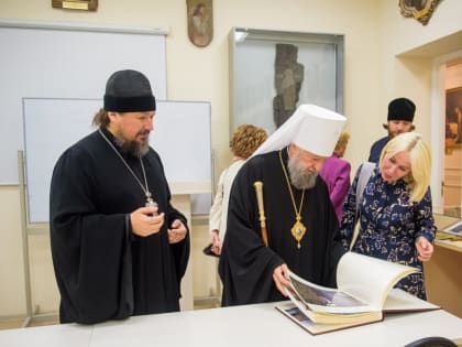 Заместитель министра культуры России Надежда Преподобная посетила Саранскую Духовную Семинарию