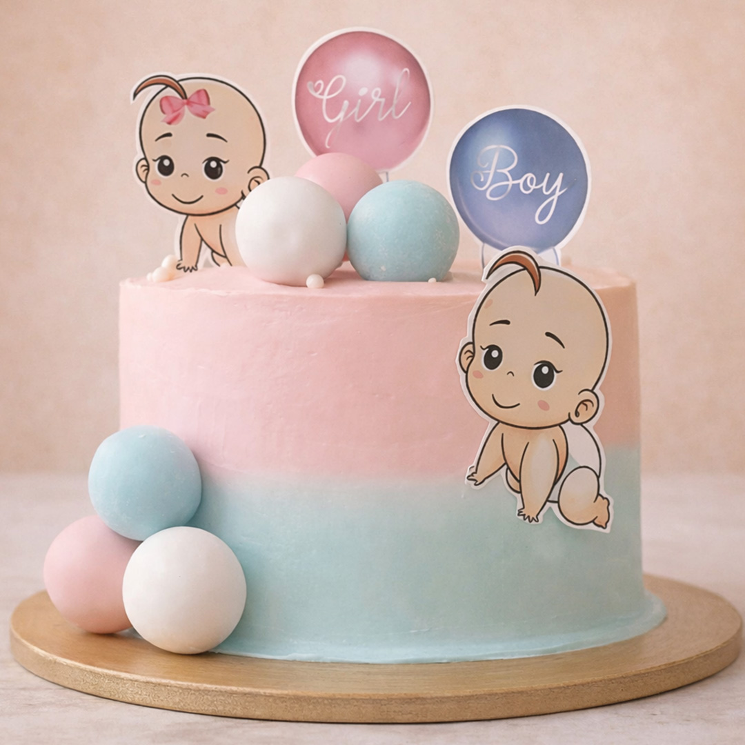 Baby Shower Theme Cake