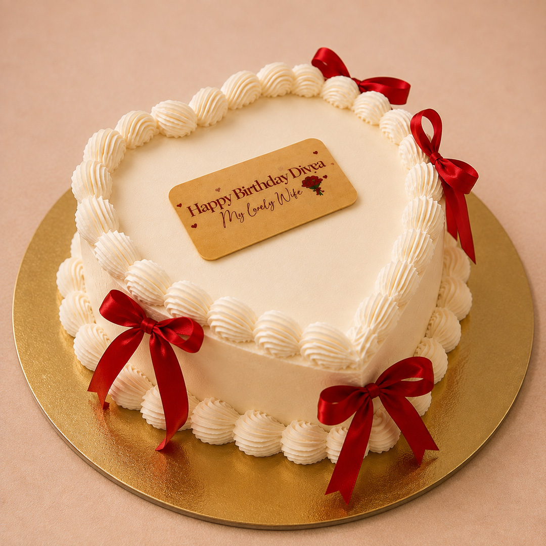 Elegant Ribbon Cake