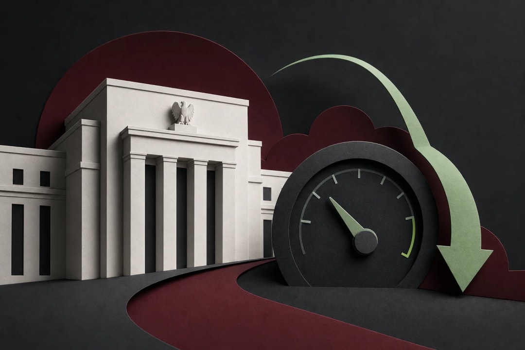AI-generated editorial illustration for the forecast: Fed rate cut by December 2026 meeting?