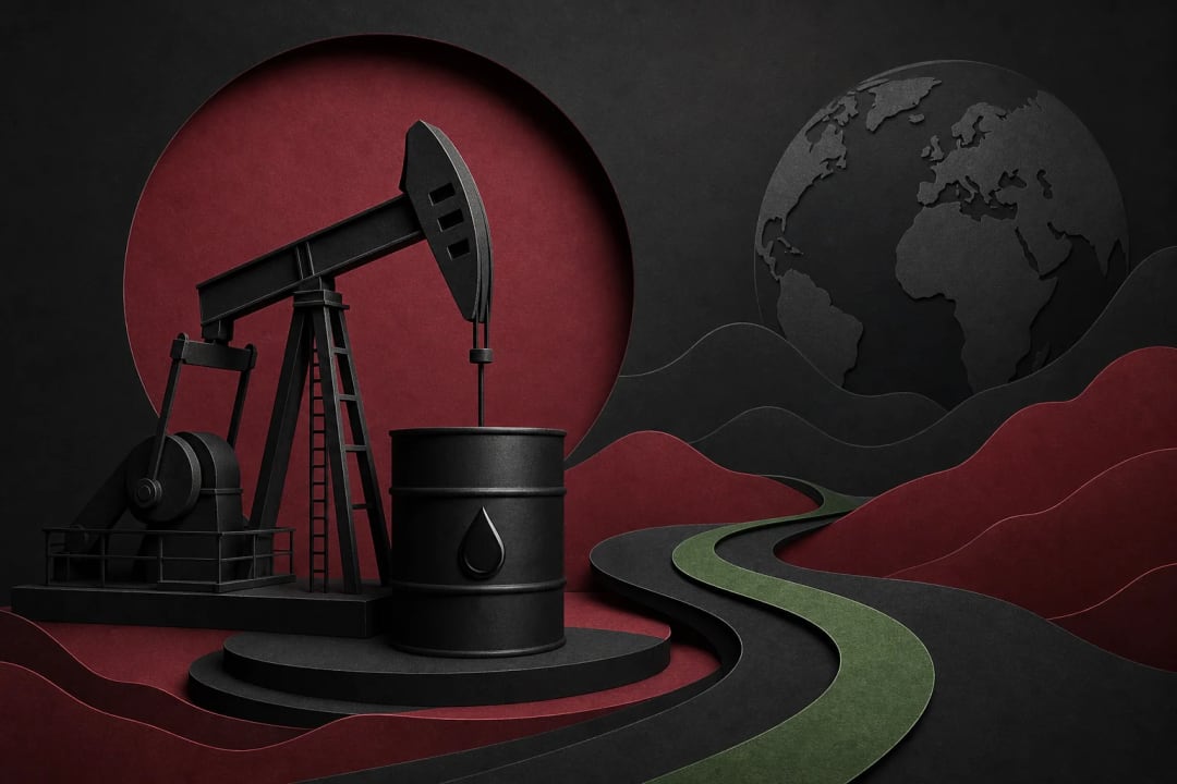 AI-generated editorial illustration for the forecast: Will WTI Crude Oil (WTI) hit (HIGH) $90 in August?
