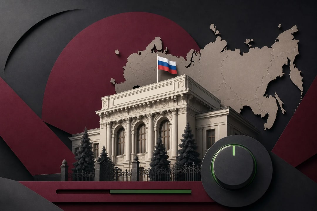 AI-generated editorial illustration for the forecast: Will the Bank of Russia make no change to the key rate after the September Meeting?