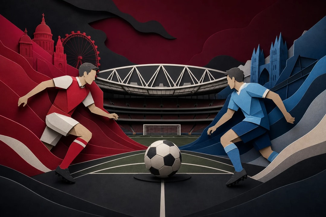 AI-generated editorial illustration for the forecast: Will Arsenal FC win on 2026-09-06?