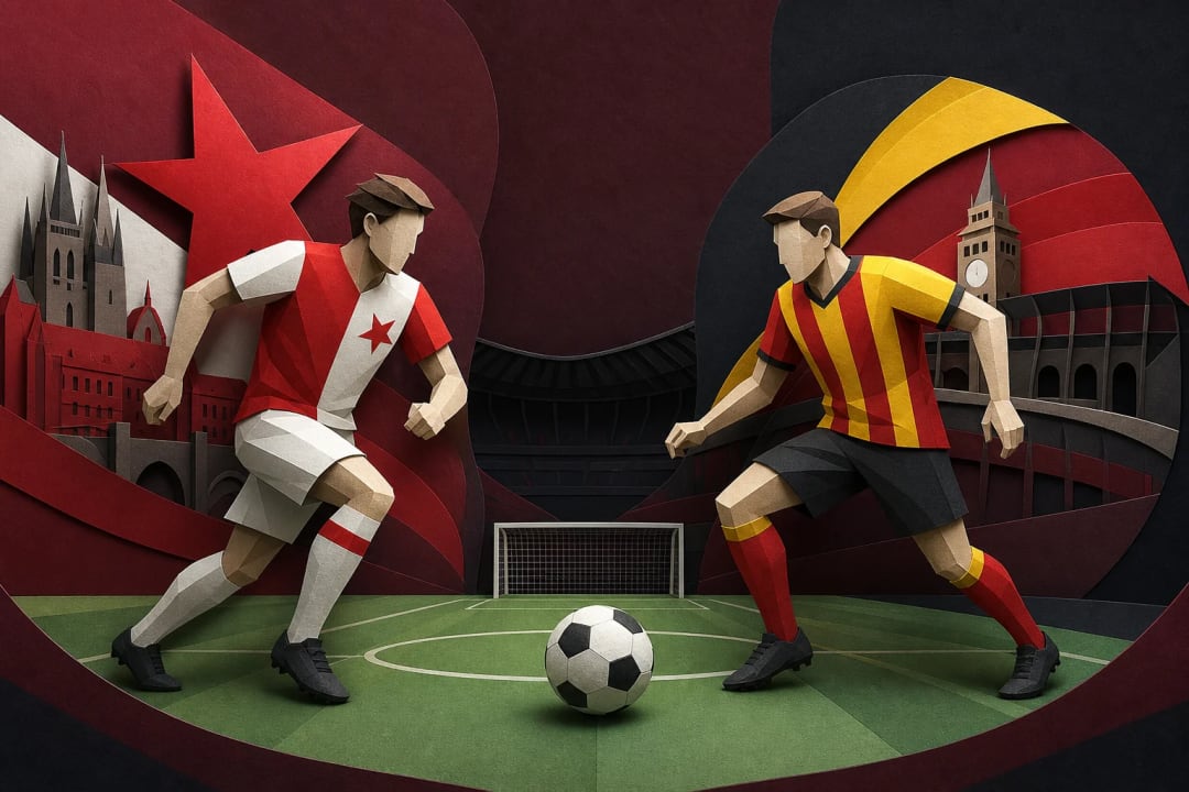 AI-generated editorial illustration for the forecast: Will SK Slavia Praha win on 2026-09-10?