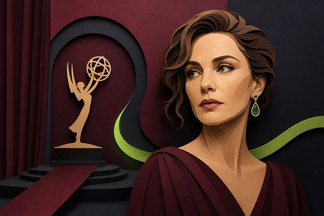 AI-generated editorial illustration for the forecast: Outstanding lead actress in a limited or anthology series or movie?