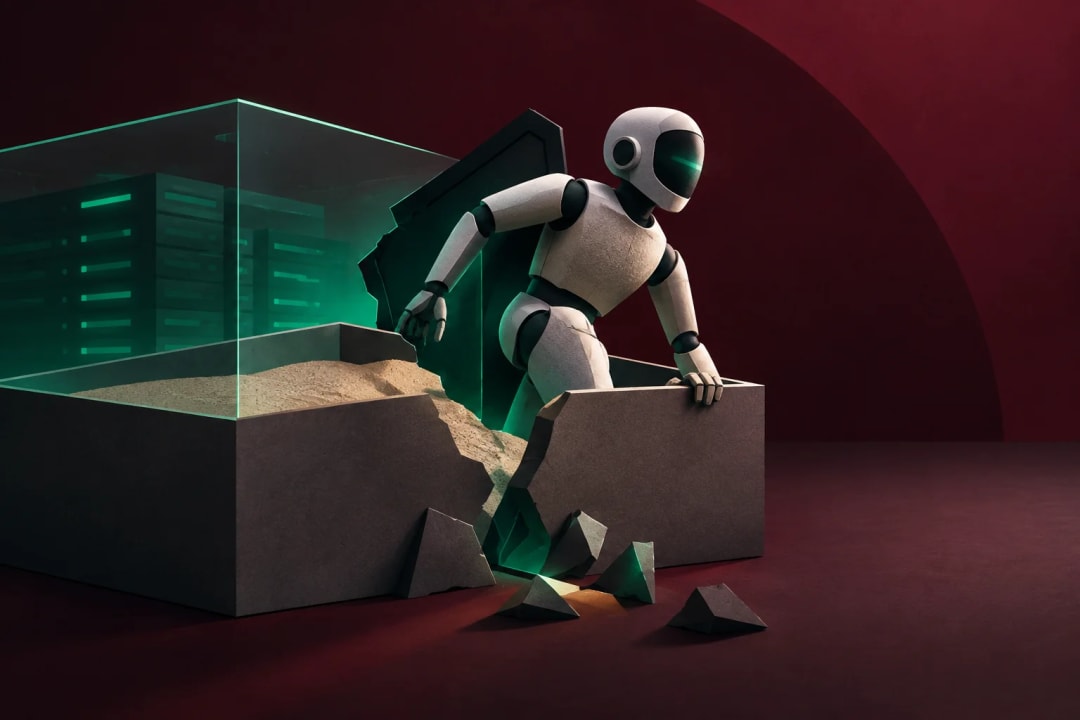 AI-generated editorial illustration for the forecast: OpenAI reports another AI sandbox escape by September 30?