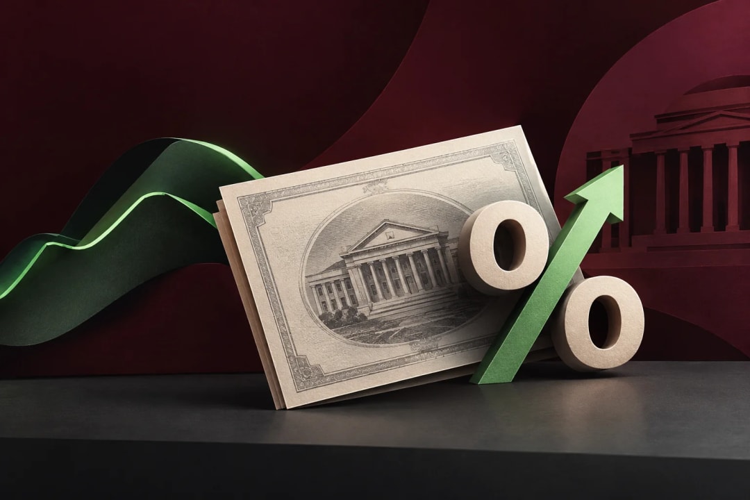 AI-generated editorial illustration for the forecast: Will the 5-year Treasury yield hit 5.25% in October?