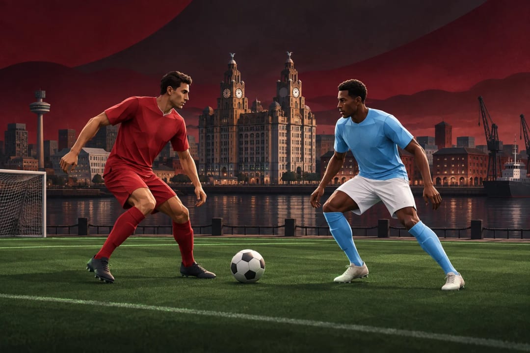 AI-generated editorial illustration for the forecast: Will Liverpool FC win on 2026-10-11?