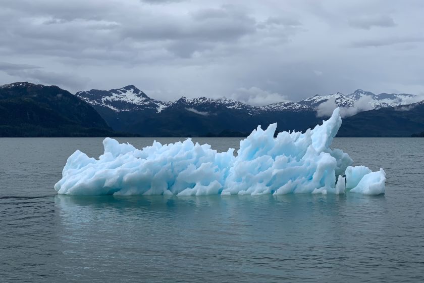 Polar ice caps melting