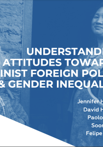 Understanding British & cross-national attitudes toward feminist foreign policy & gender equality