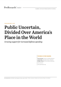 Public Uncertain: Divided Over America's Place in the World