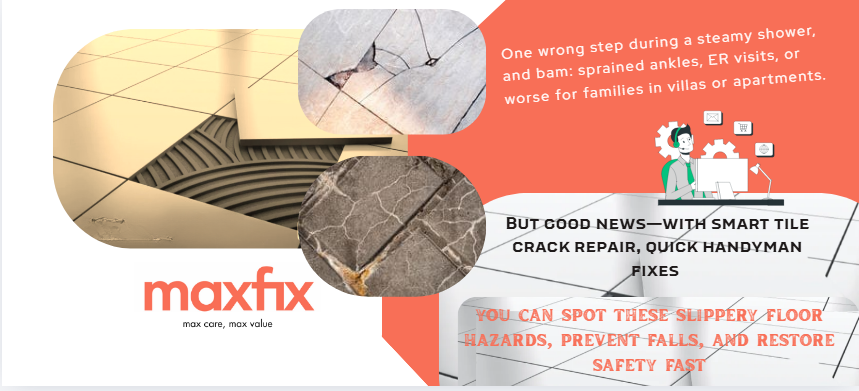 Cracked Tiles in Dubai Bathrooms: Slip Hazards That Could Cost You AED 50K—Spot & Fix Before Someone Falls